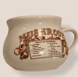Mushroom Mug With Recipe